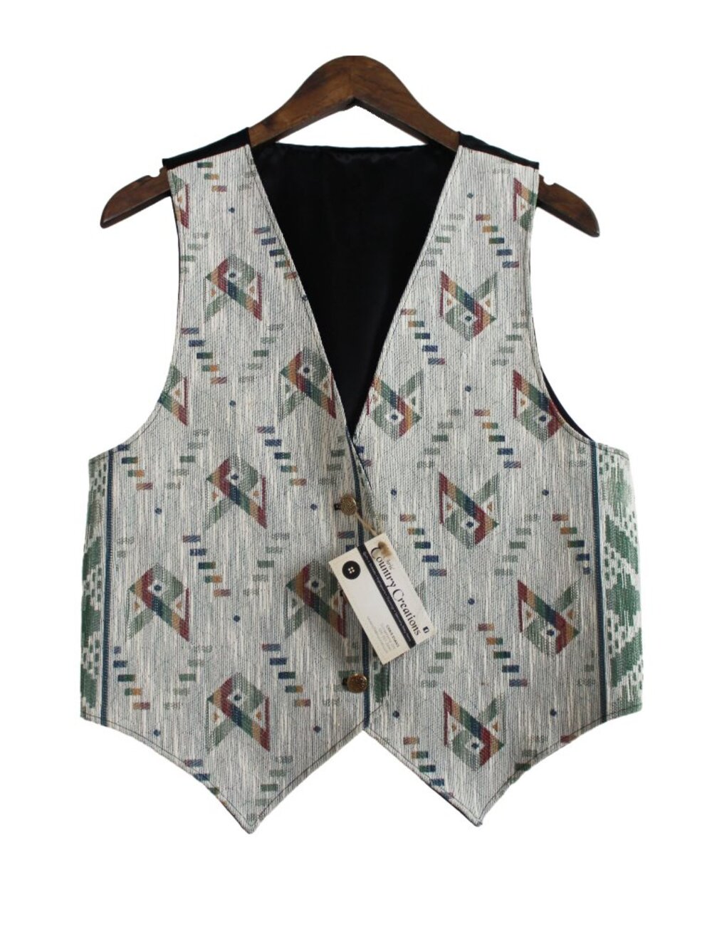 Chris’ Country Creations Southwestern Woven Jacquard Vest